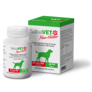 SativaVET® Pure Nature 25mg Hund 60 Kapseln