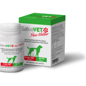 SativaVET® Pure Nature 5mg Hund & Katze 60 Kapseln